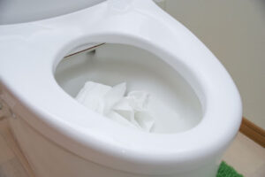 少しずつ水が流れる場合のトイレつまり原因