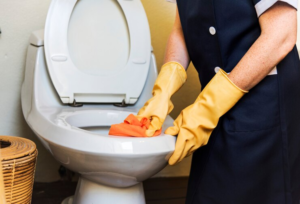 トイレつまりをお湯で直す手順