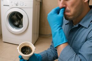 洗濯機の排水口が臭い原因と対処法｜下水臭を解消する方法を徹底解説