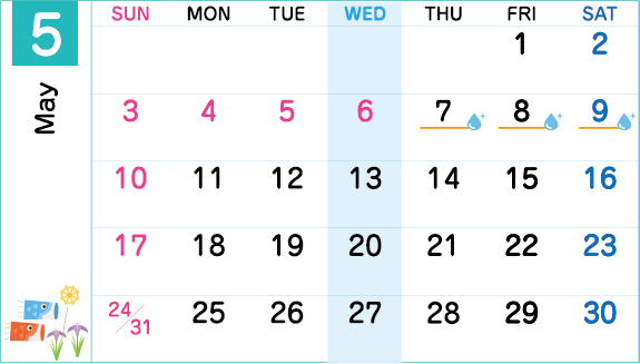 2026年カレンダーイベント｜連休明け暮らしリスタートキャンペーン
