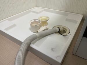 大阪府吹田市｜洗濯機排水口　つまり修理