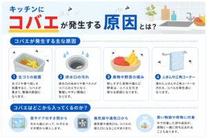 キッチンにコバエが発生する原因とは?どこから入ってくるのか